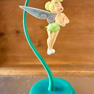 RARE find Disney’s Tinker Bell Fairy Figurine with Vine Ornaments Stand